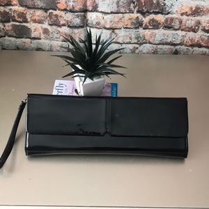 Alfani Envelope Patent Leather Clutch